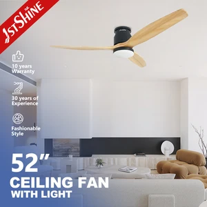 1stshine LED Ceiling Fan Cool Wind Adjustable LED Lighting Flush Mount Ceiling Fan with Smart APP Control
