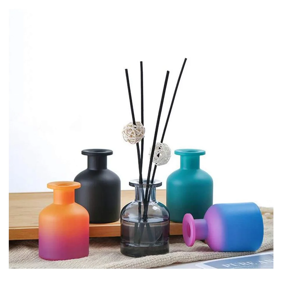 Scent Diffuser Bottle Decorative Glass Perfume Reed Diffuser Bottle
