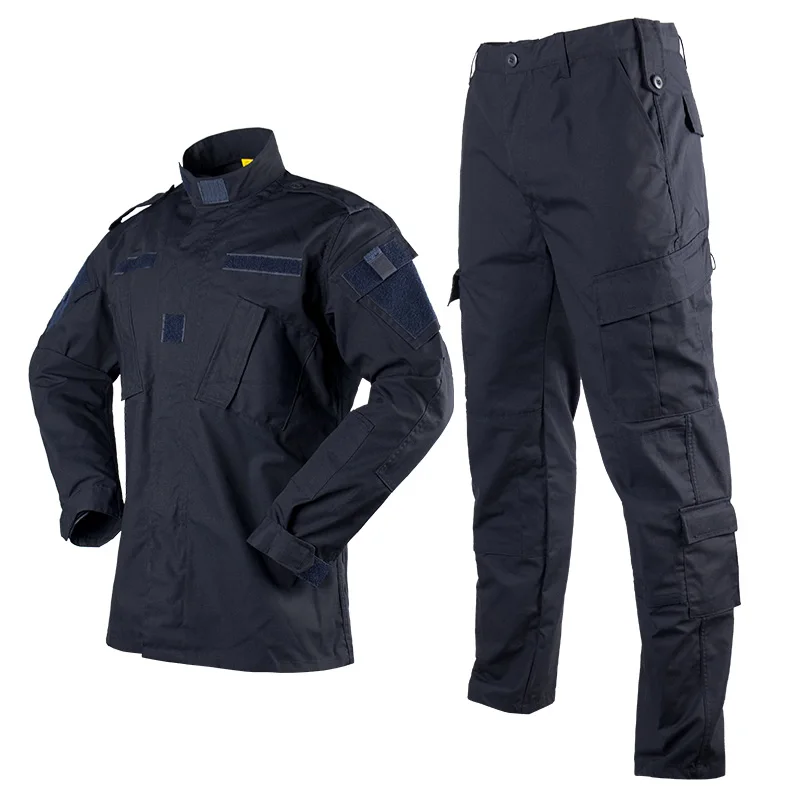 Security Combat ACU Uniform Dark Blue Color
