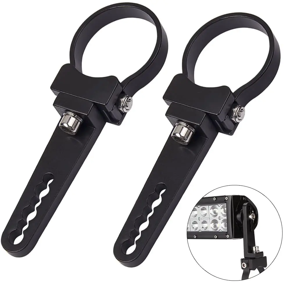 Staffe Di Montaggio Per Luci LED - 2 Pezzi Regolabili Per Bull Bar E Roll Cage - Foto 7