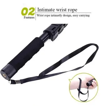 YunTeng 088 Handheld Extendable Selfie Stick Camera Monopod With Mobile Phone Holder for Smartphone YunTeng YT-088 detail image