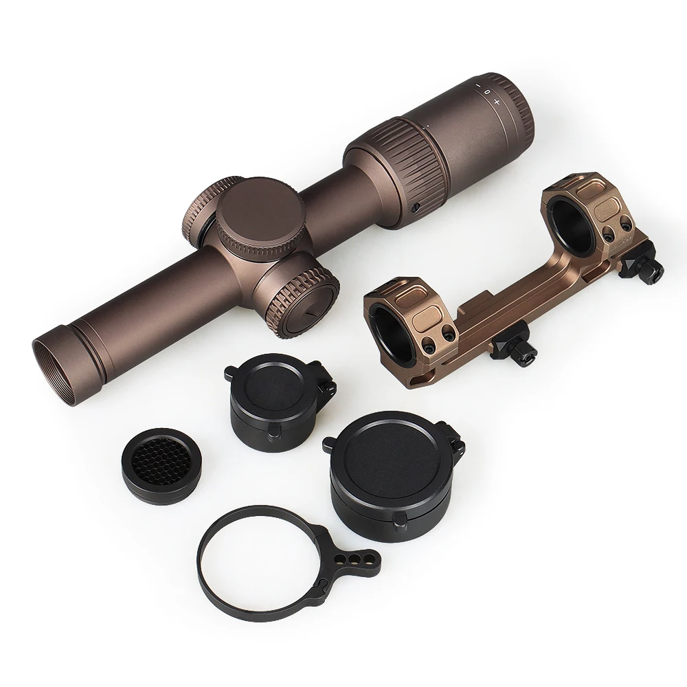Hunting Sight Tactical 1-6x24IR Scope Sight with Scope Mount HK1-0408 LPVO Fast Focus Optic Scope