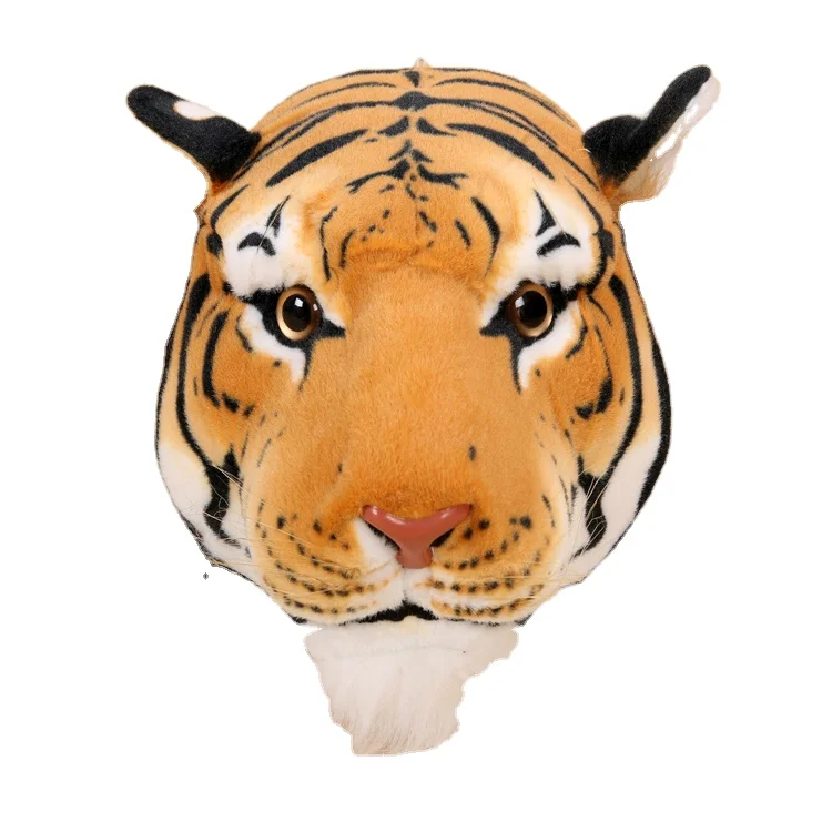 Alibaba.com: HF S2785 Realistic Tiger head plush animal head wall
