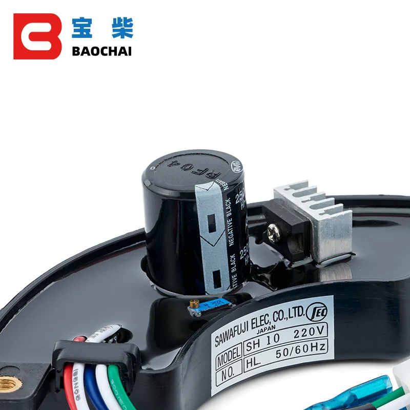 Japan Gasoline Generator Spare Parts Automatic Voltage Regulator 5KW Single Phase 6 Wires Avr