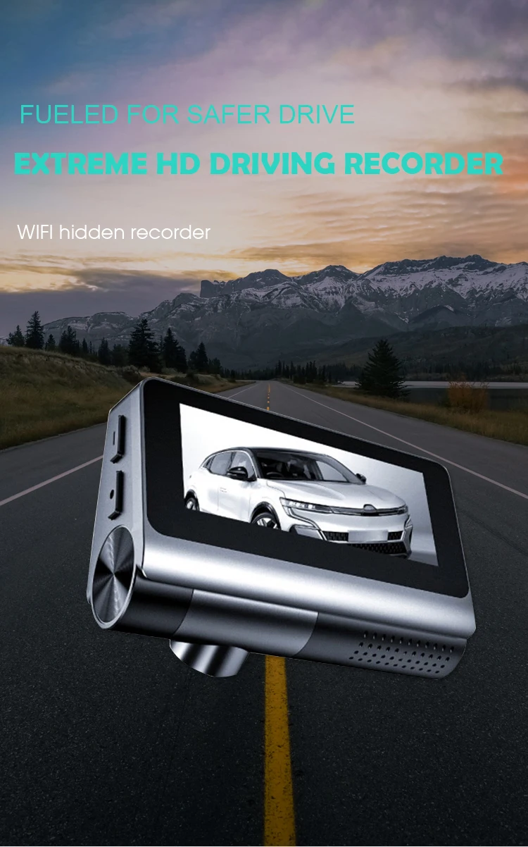 Car 4k Dash Cam Recorder Gps Wifi Dual Camera Hidden Dash Cam Buy