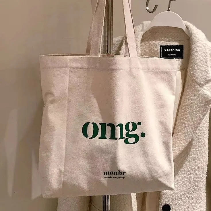 Manufacturers Cotton Bag Reusable Canvas Tote Bags Cotton Shopping Pouch - Main Image