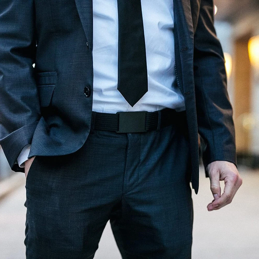 Breathable Tactical Training Men Nylon Hiking Golf Work Ratcheting Casual Belt Jeans Web Adjustable Belt