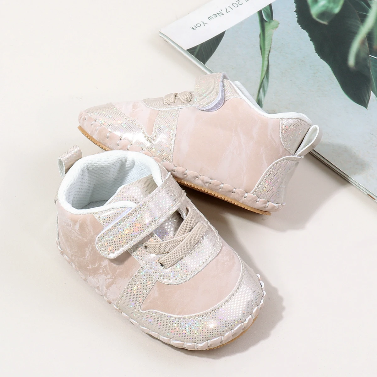High Quality Baby Sneakers Soft PU Anti-Slip Sole Light Breathable Rubber Flat Walking Style Spring Autumn Newborn Toddler Boys factory