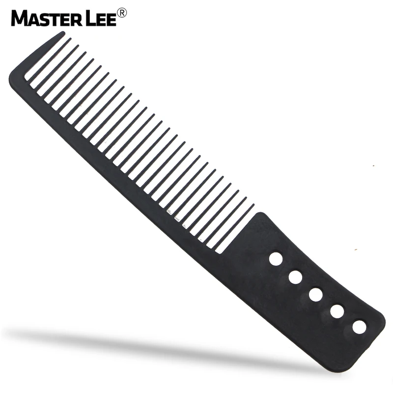 Masterlee custom logo detangling vented brush carbon hair cutting comb anti static hair brush