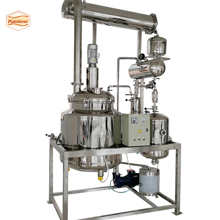 200L Laboratory Scale Distillation Equipment Vacuum Evaporation System ...