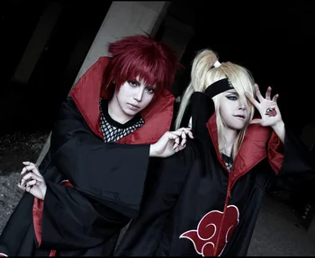 Anime halloween akatsuki anéis akatsuki membro cosplay anéis