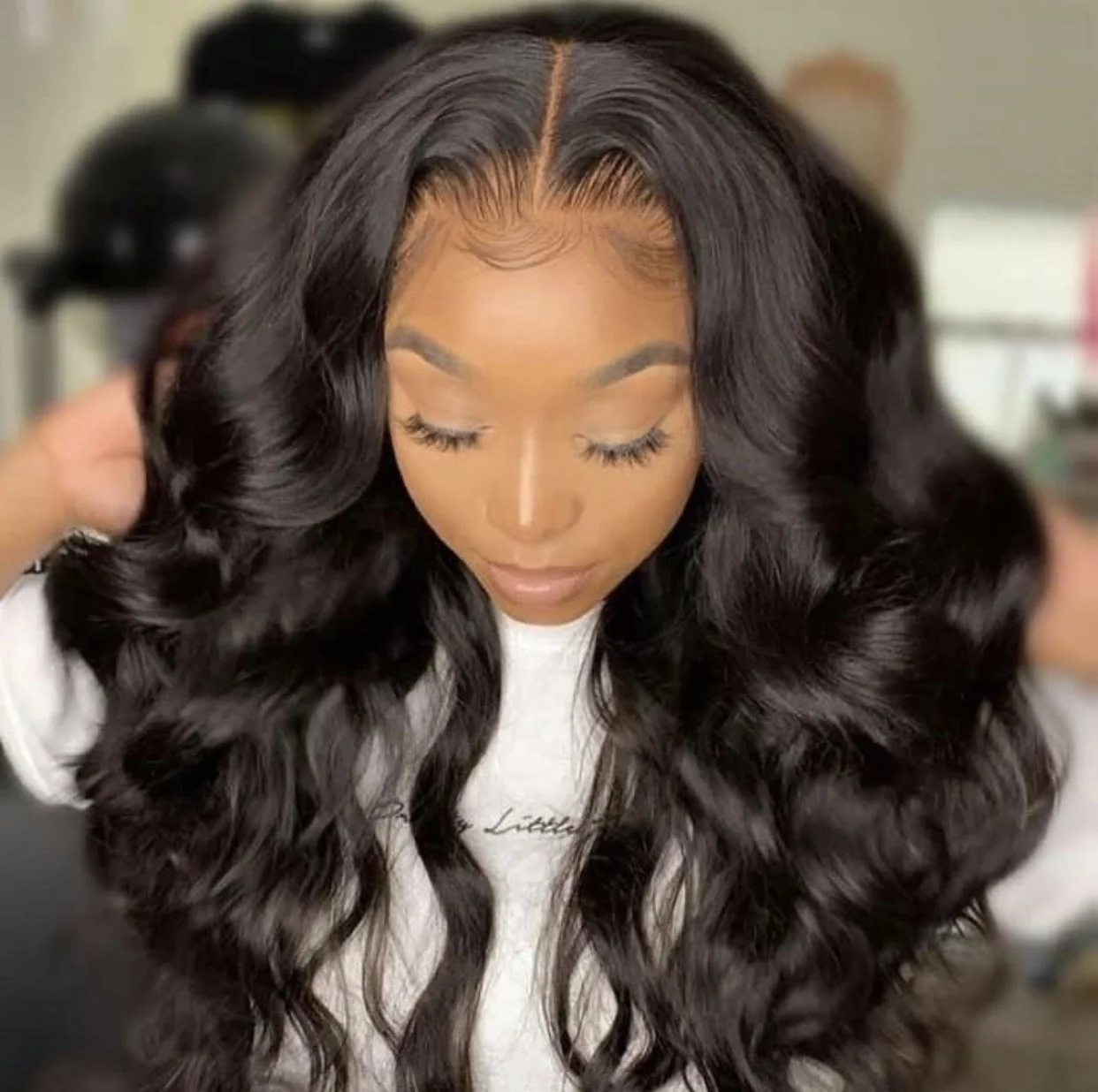 Higher Density 100% Virgin Remy Brazilian Hair Lace Wigs Natural Hairline for Black Women Body Wave Frontal Lace Front wig