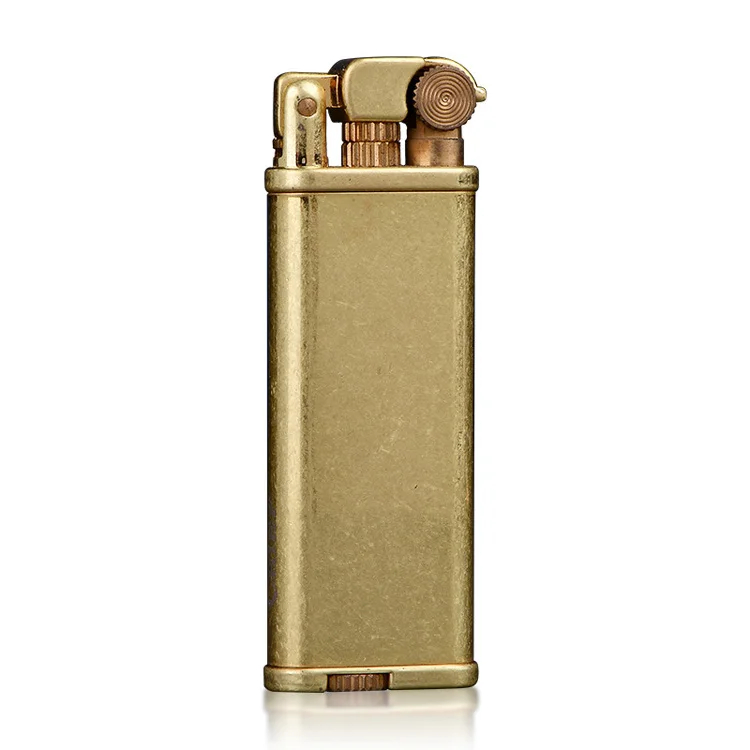 High Quality Embossed Metal Shell Kerosene Lighter Vantage Wheel Ignition Flame Lighter