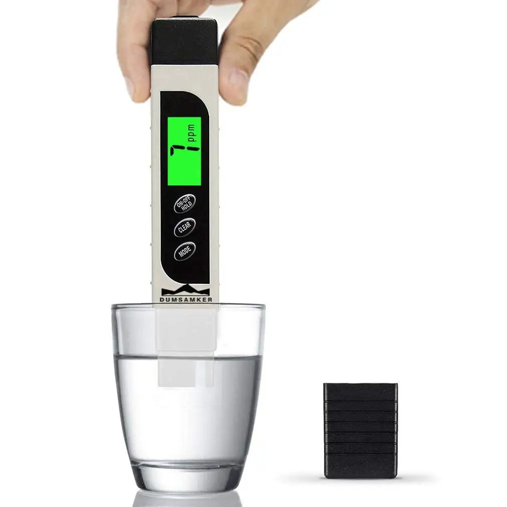 Tds тестер. TDS-метр. Water TDS Meter. 5 В 1 цифровой тестер воды профессиональный. Тестер для воды в стакане.