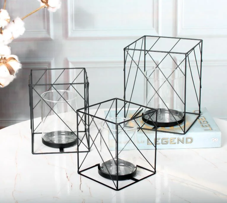 Elegant Metal Glass Candle Holder with Great Price at