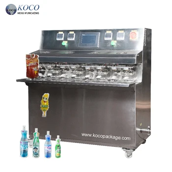 KOCO   Semi-Automatic Liquid Filling Machine for Mineral Water, Soft Drinks, Juice, Milk, Beverages - 220v Plastic Packaging