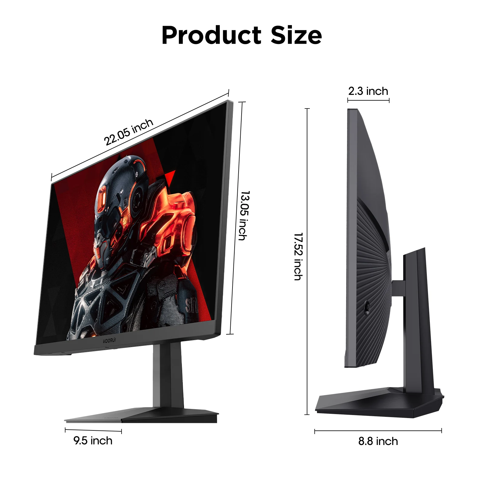 美品 KOORUI 170Hz対応ゲーミングモニター 25E3A VAパネル 美品 KOORUI 170Hz対応ゲーミングモニター 25E3A VAパネル 美品 KOORUI