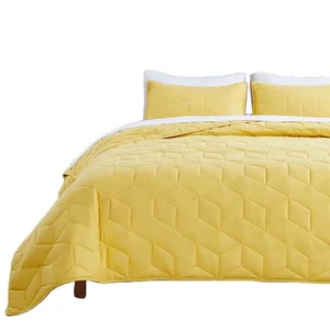 100% Polyester Quilted Bedspread Embroidery Design Bedspread for Good Quantity Bedspread Quilted