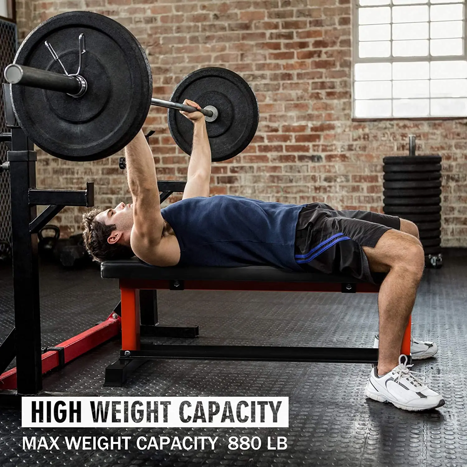 Customised Logo Commercial Grade Physionics Dumbbell Bench Press Practice Workout Heavy Duty Flat Bench With Weight Storage Buy Flat Dumbbells Benchs 400 Lbs Capacity Weight Bodybuilding Weightlifting Bench For Weight