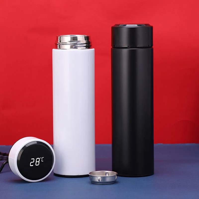 Vacuum Flask LED Temperature Display Smart Thermo Water Bottle for  Wholesale 304 Double Wall Stainless Steel