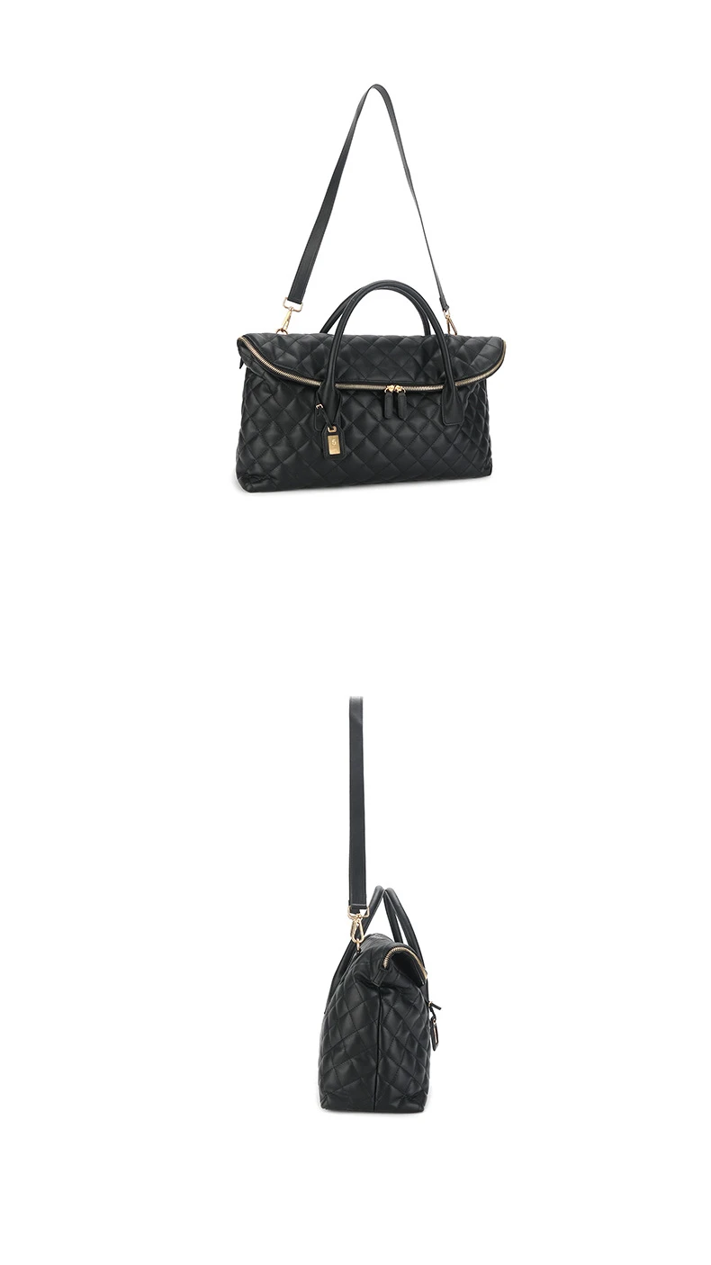 Brand Name Bag Blank Label Luxury Genuine Leather Large Handbag For