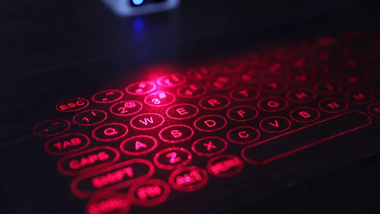 Virtual Laser Keyboard Portable Wireless Projection Mini Keyboard For