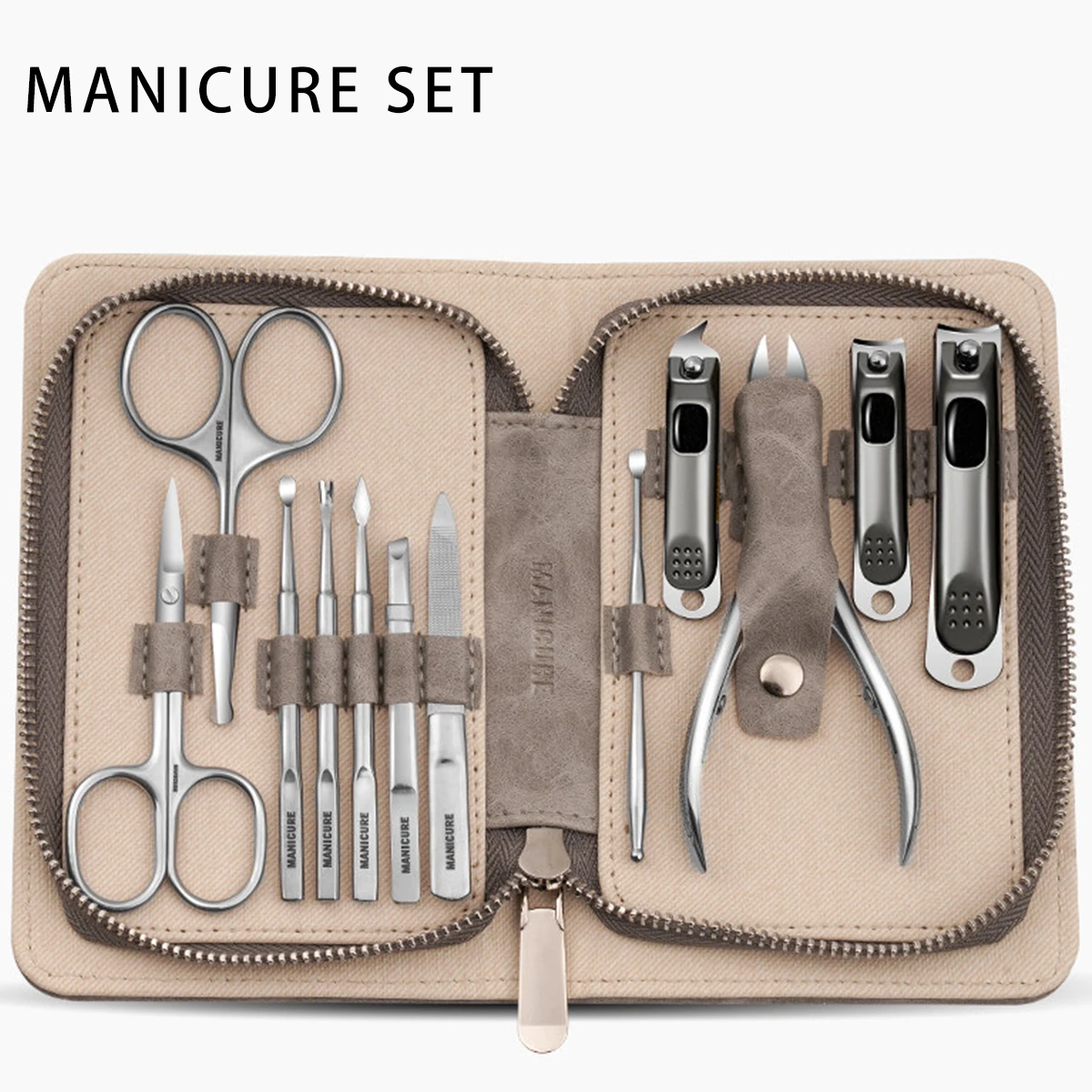 Fábrica Venta Caliente Set de Herramientas de Pedicura Juego de Manicura Kit de Cortaúñas Profesional