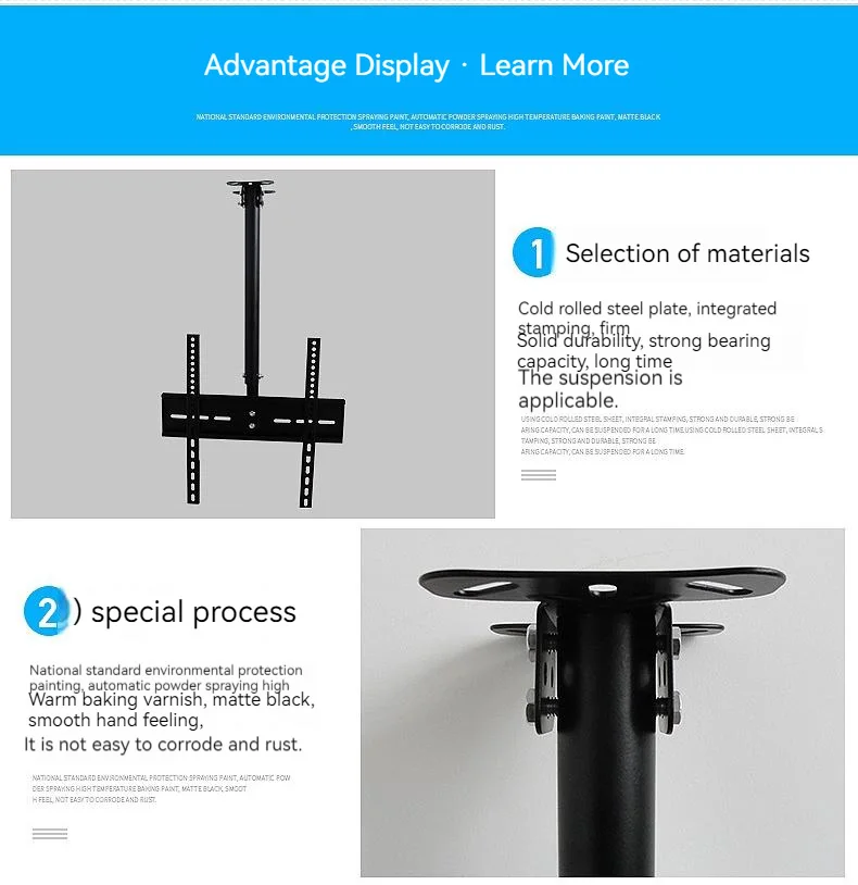 Universal Integrated Tv Hanger Suspended Ceiling Support 2055inch