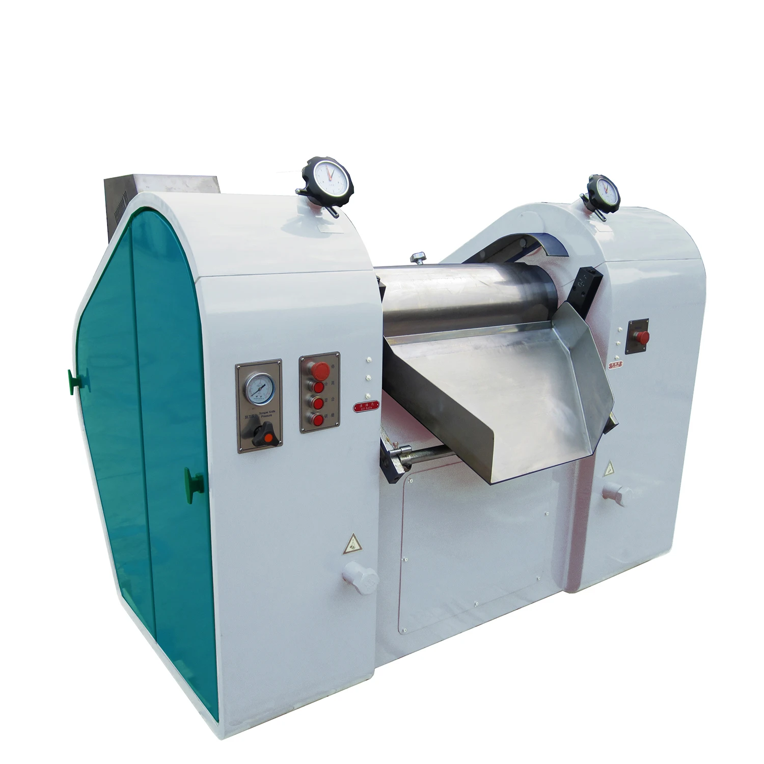 Горячая цена корень шоколад тонкого шлифования три 3 ролика машина