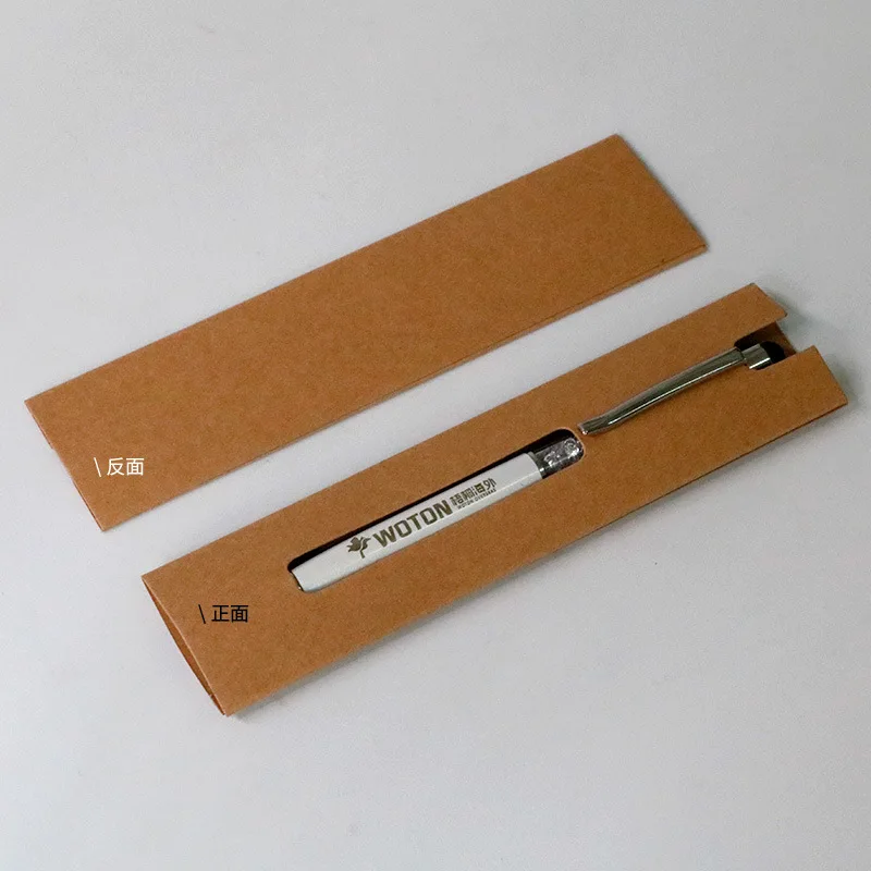 30 PCS Pen Care Kraft Paper Cards Homemade Kraft Cardboard Pen Care