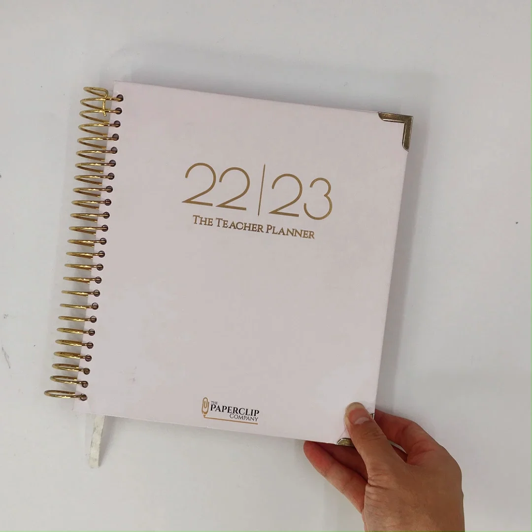 2024 2025 Custom Spiral Binding Journal Notebook Gold Logo 365 Day   H346a1d1e03464dd2b72af70d4fbc50af9 