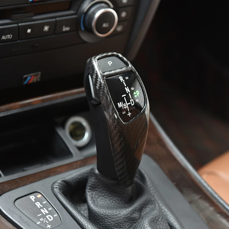 BMW 3 Series 1 E90 E92 E93 M3 Gear Shift Knob Gaiter Cover Leather Black