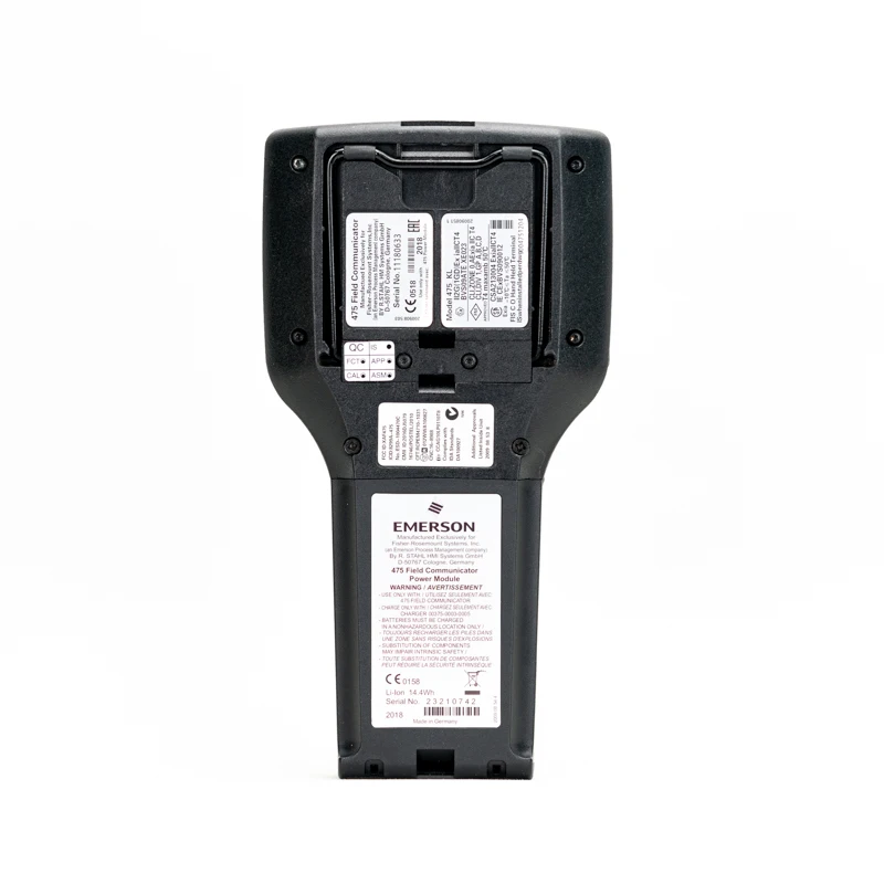 Emerson Battery Pack Powered Protocol Smart Transmitter Portable Handheld Hart 475 Field Communicator
