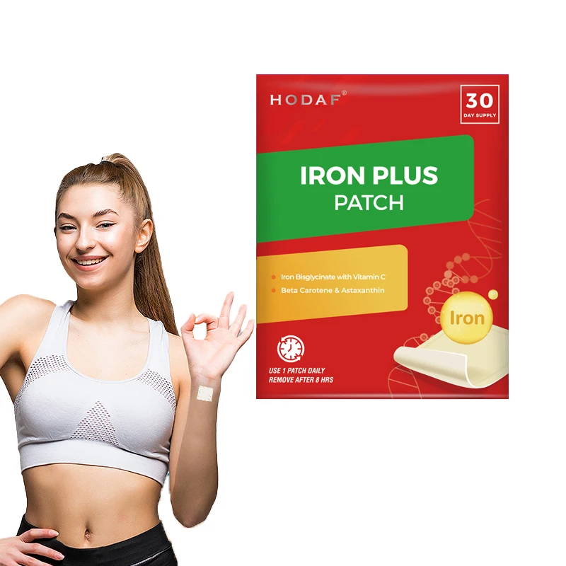 OEM Help Iron Absorb Patch 30 Days Supply Safe Natural Topical Iron Patch