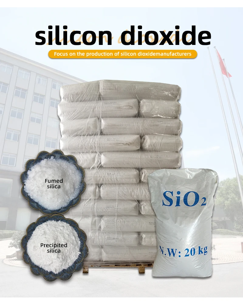 White SiO2 Powder Hydrophilic Fumed Silica 200 Powder/Precipitated For Rubber/Plastic details