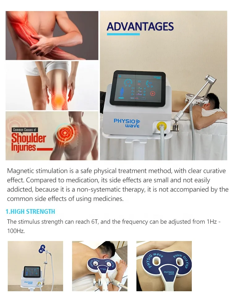 2025 Newest Pulsed Electromagnetic Field Waves Therapy Device protection Physiotherapy Equipment Blood Circulation