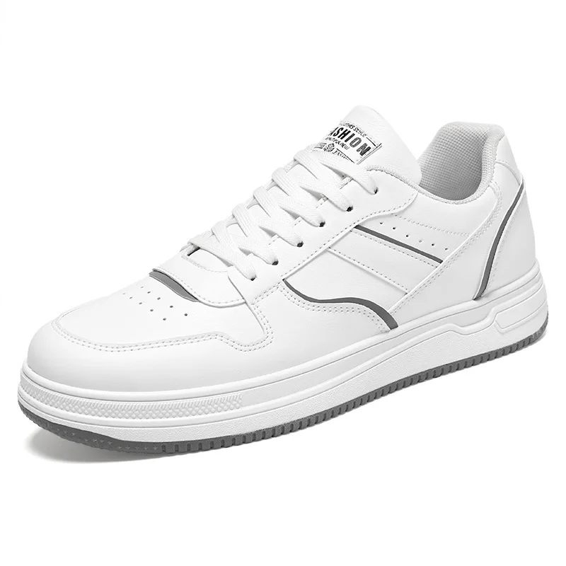 Men's shoes spring style new breathable white shoes casual board shoes men's