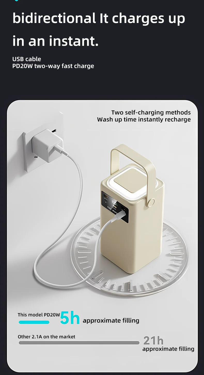 30,000mAh Rechargeable Portable Power Bank - Image 6