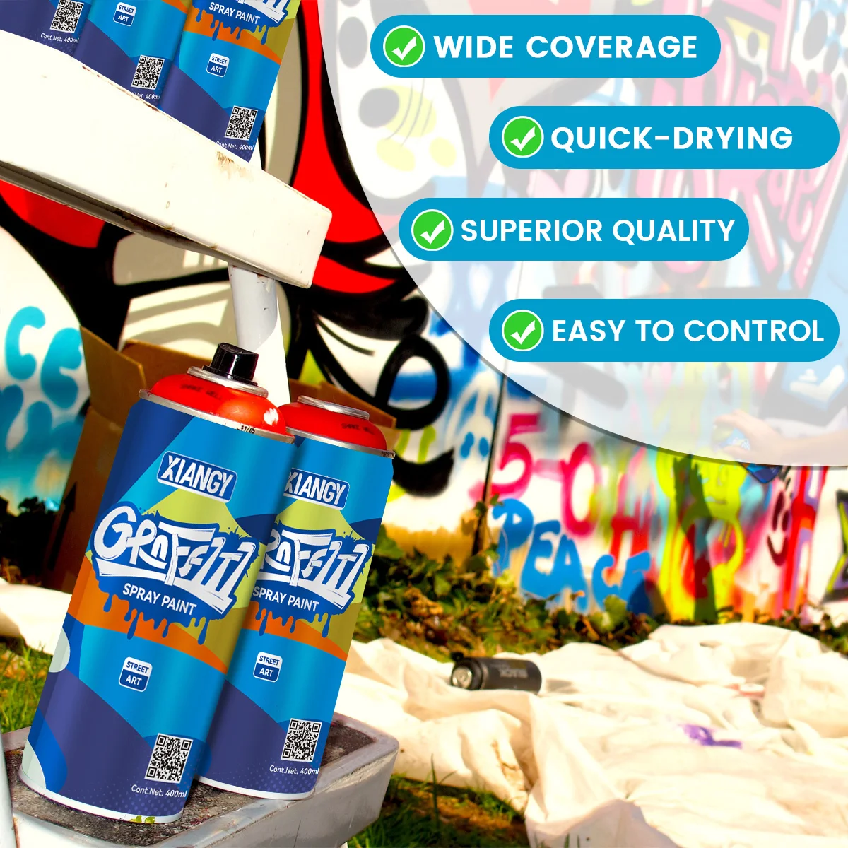 Urban Art Spray Paint Create Eyecatching Graffiti Art With Our High