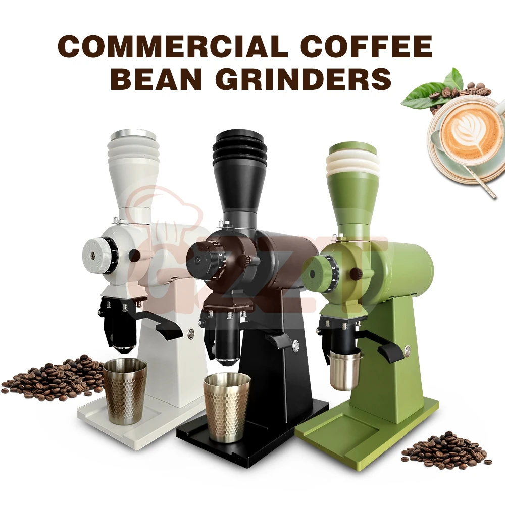 Commercial Coffee Grinder Electric Coffee Mill 90mm Flat or Ghost Burr  Grinder