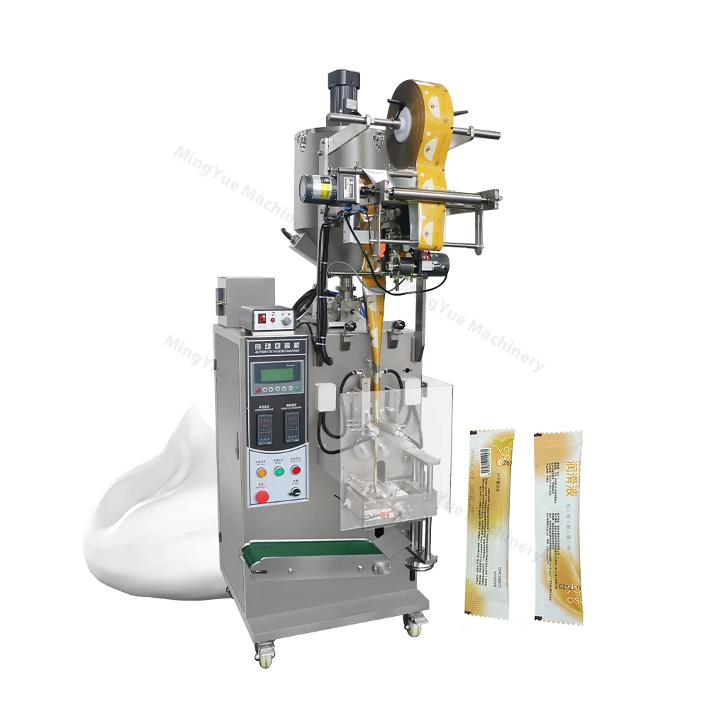 Factory Price Automatic 5 10 15 20 Gram Sachet Ketchup Cream Packing Machine Jam Sauce Paste Milk Butter Packaging Machine