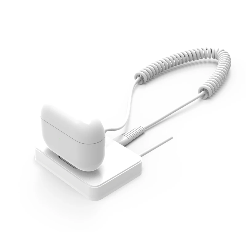 TWS Charging Earbuds Display Stand Anti-Theft Alarm System Security Feature for Apple Store Made of for Durable ABS Material
