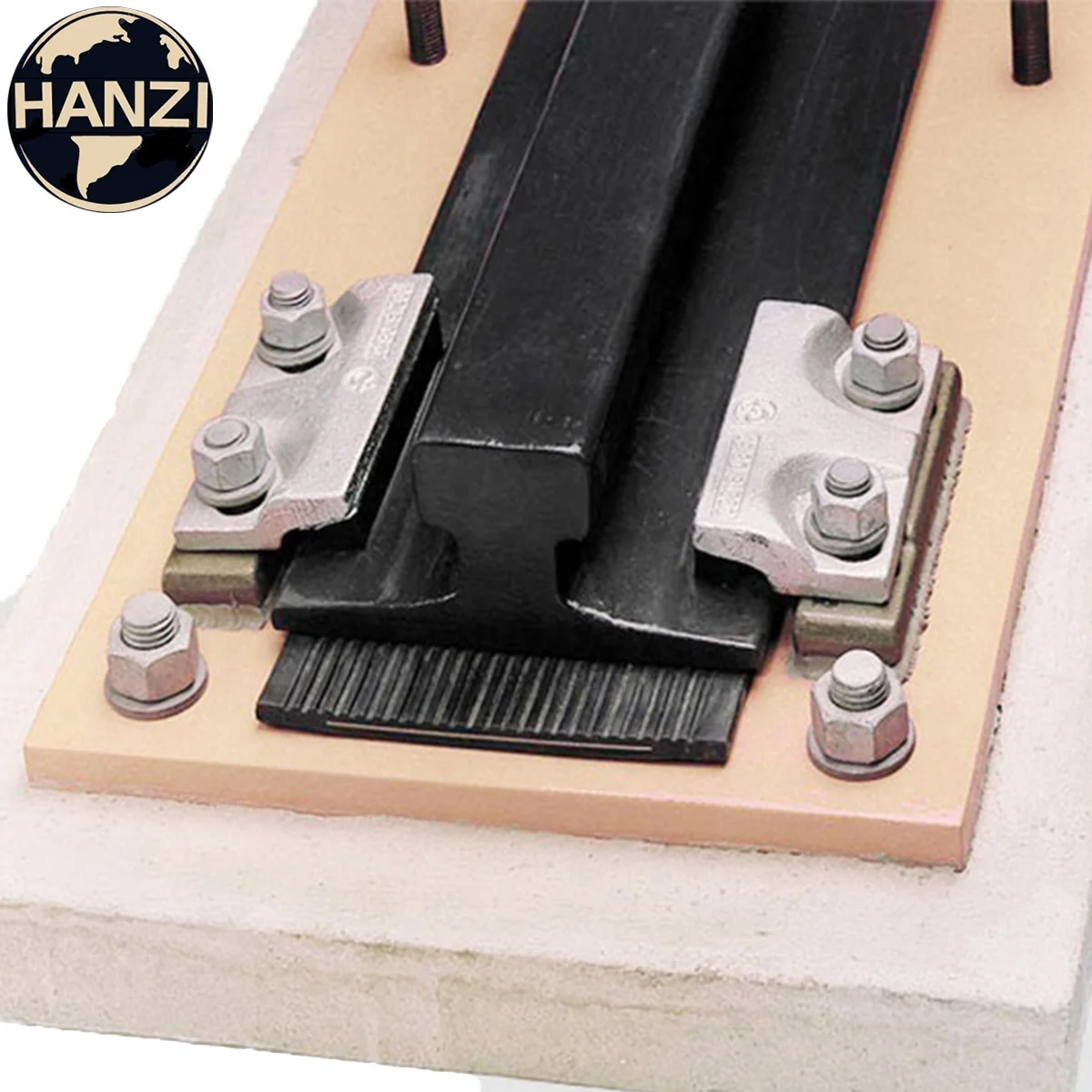 A120 Rail Including Rails Clamp and Rubber Pad