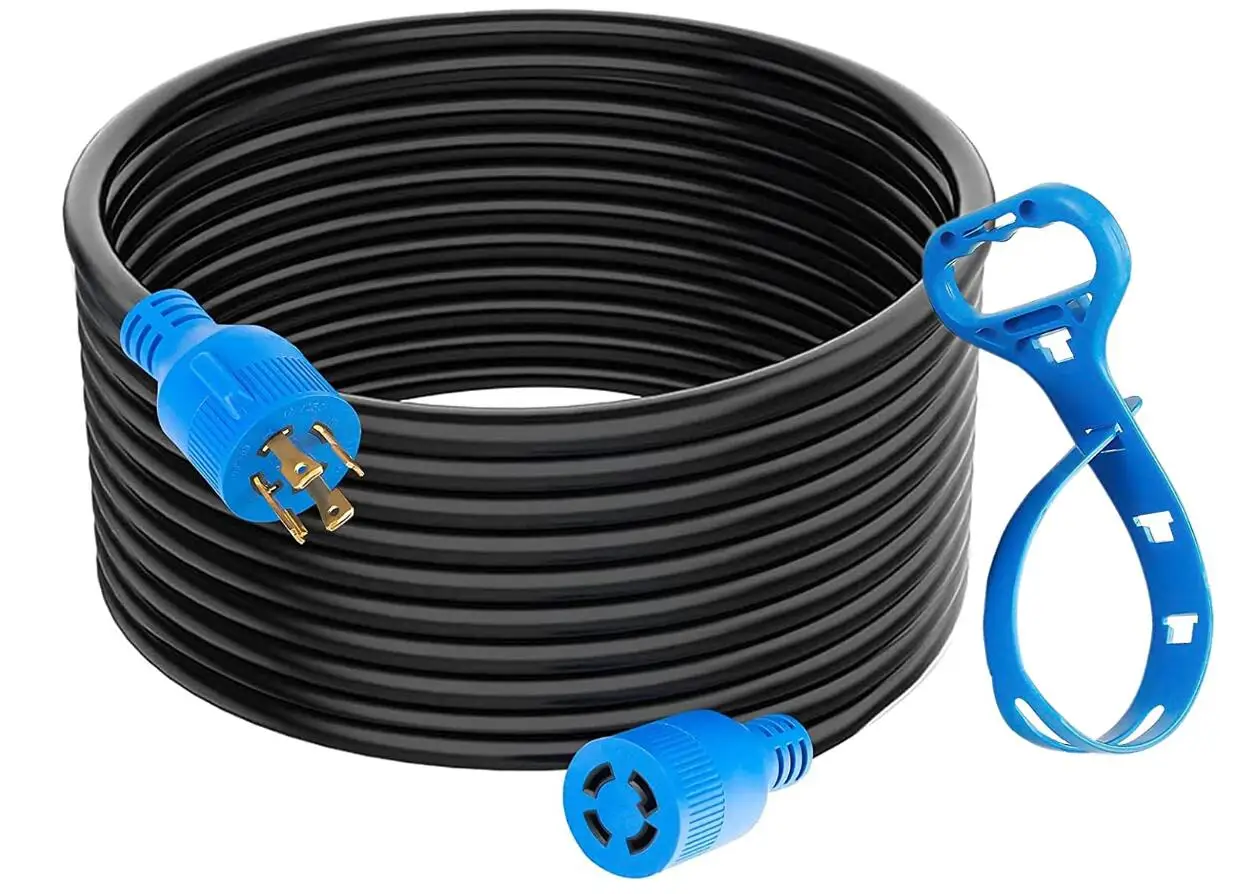 Generator Extension Cord Nema L1430p / L1430r 25ft Generator Power