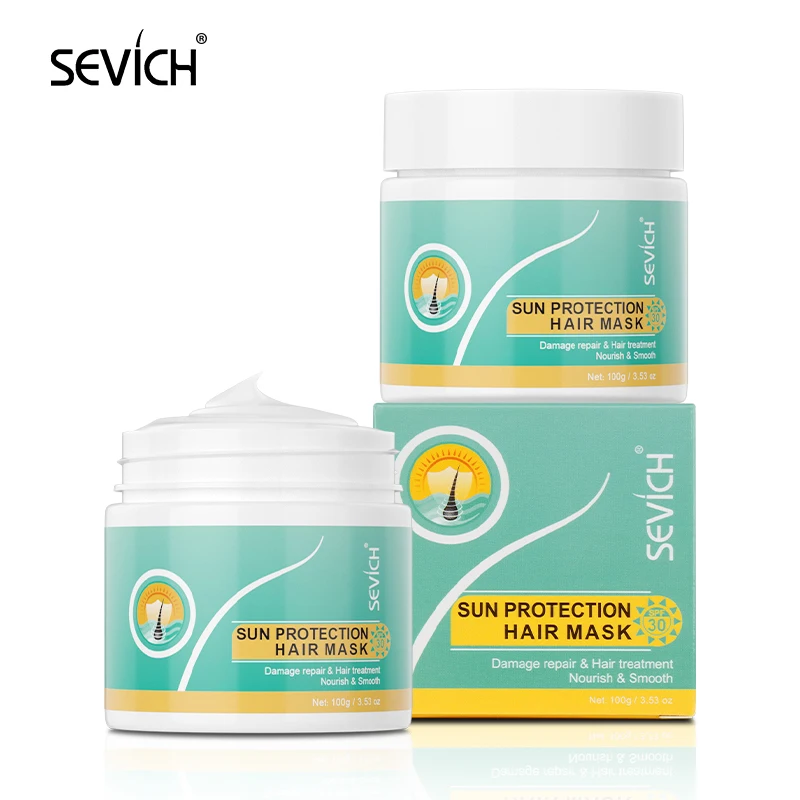 Индивидуальная лучшая Органическая маска для волос, защита от солнца, маска для волос, глубокое питание кожи головы