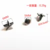 No. 13 6mm gunmetal star rivet