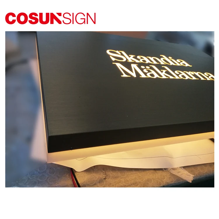 COSUN led light box advertising light box outdoor signage for wall mount