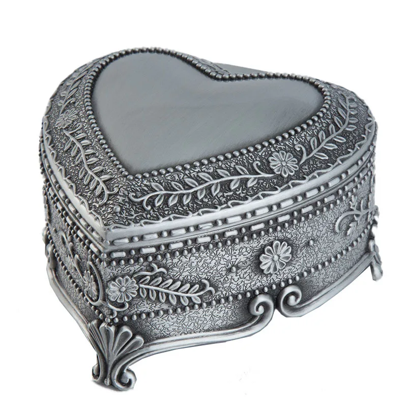 Decorative storage box in the shape of a heart. Storage box