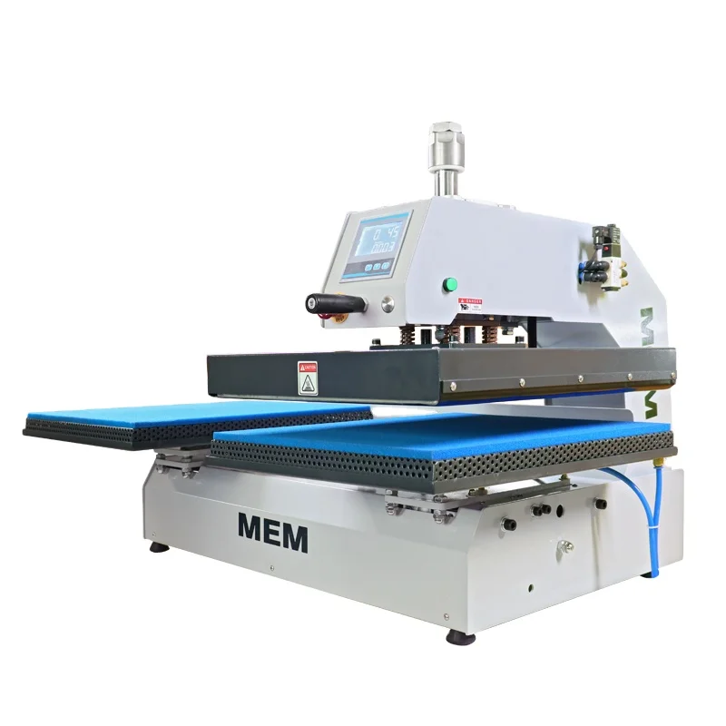 MEM Double Station Pneumatic Direct to Garment Heat Pressing Curing Heat Press Machine 2 in 1