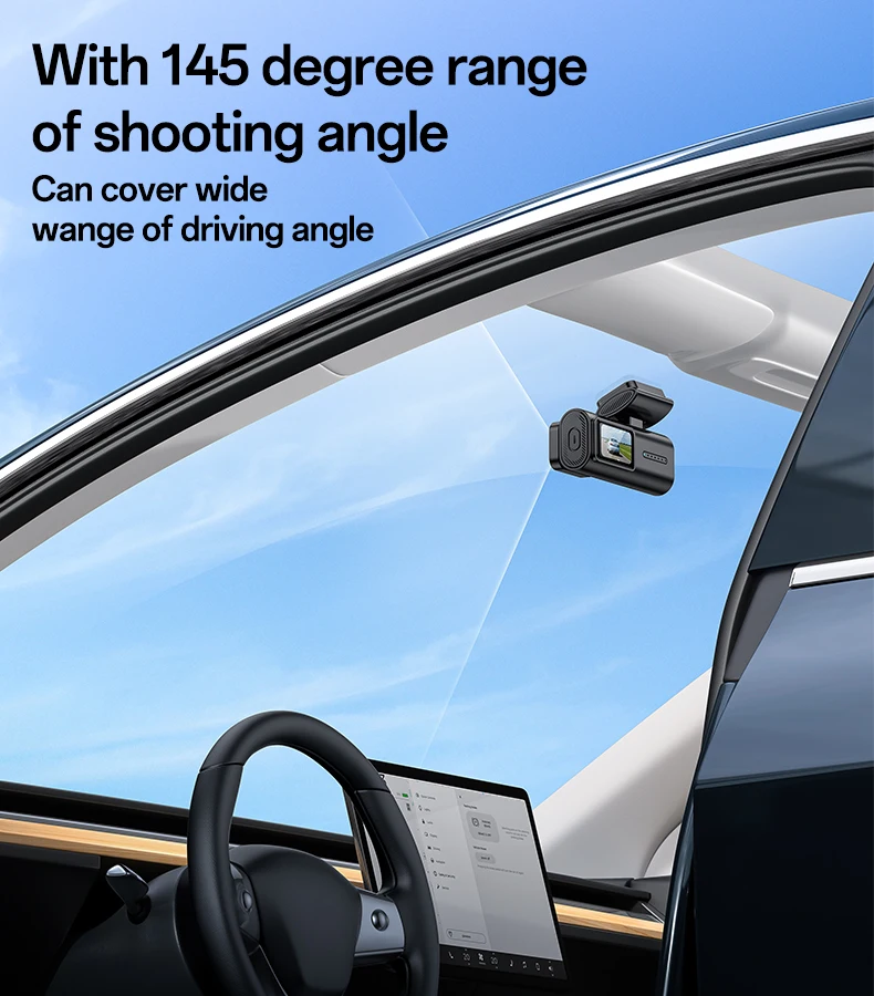Yesido KM21 1K High Clear Camera 145 Degree Range Built-in With 1.47" Screen Front Way Car Driving Recorder